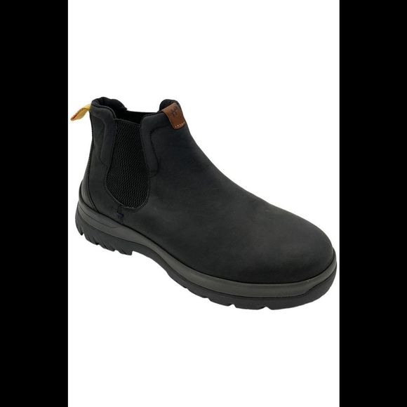 Hush Puppies Men's Ollie Chelsea Boot Black - Wide - Picture 1 of 3